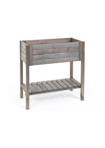 Tchibo - Hochbeet ca. 79 x 79 x 39 cm - 79x39x79cm - grau - Holz