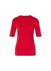 Tchibo - Basic Halbarmshirt - Damen - Gr. L - rot