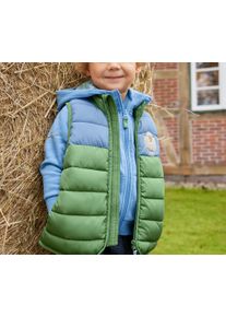 Tchibo - Kinder-Steppweste - Baby - Gr. 86/92 - blau/print