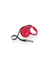Flexi New CLASSIC XS Tape Leash 3m 12kg Red