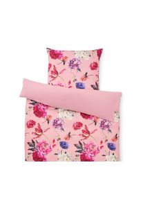 Tchibo - Pościel z bawełny renforc&eacute; - kolor: r&oacute;żowy