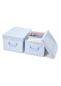 Tchibo - Pudełka do przechowywania z pokrywką, 2 sztuki