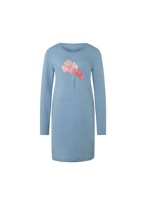Tchibo - Koszula nocna - dla pań - rozmiar L 44/46 - kolor: niebieski/z nadrukiem