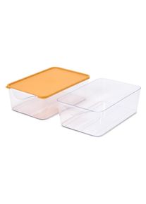 Tchibo - Organizery do lod&oacute;wki - kolor: ż&oacute;łty