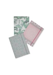 Tchibo - Notatniki - kolor: zielony/biały