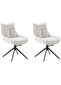 MCA furniture Esszimmerstuhl &raquo;PARKER&laquo; () (2er-Set), drehbar 360&deg;, Dreh- & Schwingfunktion, Belastbarkeit 120 kg