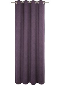 Vorhang WIRTH "Trondheim B", lila (beere), B:132cm H:195cm, Chenille, Polyacryl, Gardinen, Vorhang