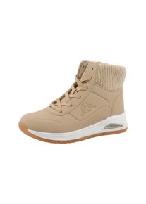 Sneakerboots Kappa "Caroline", Damen, Gr. 37, gef&uuml;ttert, beige (sand), Synthetik, Schuhe Sneakerboots, Winterschuhe, Schn&uuml;rboots, Sneaker, gef&uuml;ttert