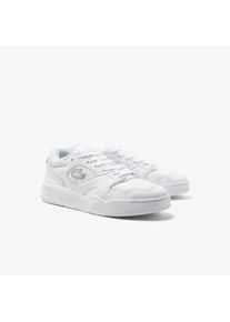 Sneaker Lacoste "LINESHOT 223 4 SMA", Herren, Gr. 45, wei&szlig; (wei&szlig;, wei&szlig;), Leder, Schuhe Sneaker