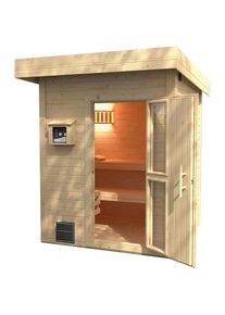 Weka Maison de sauna NAANTALI set &eacute;conomique, mit 9,0 kW OS Klassikofen