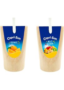 Kaufladensortiment Tanner "Capri-Sun", beige (natur, blau), Kaufladensortimente, Kinder, Holz, Kaufladensortiment, aus Holz, FSC - sch&uuml;tzt Wald