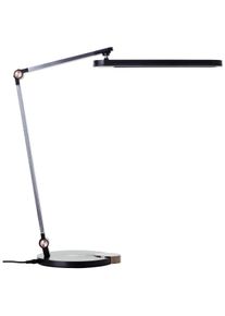 Brilliant LED Schreibtischlampe "Officehero", schwarz, H: 40cm, 1 Stk., Leuchten, Wireless charging, 1000 lm, dimmbar, CCT, LED Schreibtischlampe