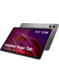 Lenovo Tablet "Yoga Tab (11,1 Zoll 3.2K LTPS Display) Qualcomm Snapdragon 8 Gen 3", luna grau, 256 GB, Tablets_EBookReader, Tablet