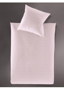 Bettw&auml;sche Irisette "Lumen 8129", lila (mauve), B/L: 155cm x 200cm, 1 Stk., 1 Stk., Interlock-Jersey, B/L: 80cm x 80cm, 2 Stk., Interlock-Jersey, Obermaterial: 100% Baumwolle, Bettw&auml;sche, Bettw&auml;sche, hochwertig und traumhaft weich
