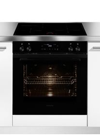 Siemens Induktions Herd-Set "PQ212IAAB", Energieeffizienz: A+, schwarz (deep schwarz inox), Herdsets, 3D Hei&szlig;luft, Induktions Herd-Set