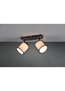 Trio Burton Lampa Sufitowa Czarny, 2-punktowe