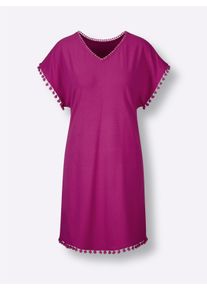 feel good Dames Tuniek in magenta ,maat 36/38, Witt, 95% Viscose, 5% Elastan