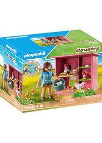 Playmobil , Konstruktions-Spielset &raquo;H&uuml;hner mit K&uuml;ken (71308), Country&laquo; teilweise aus recyceltem Material; Made in Germany, bunt, Konstruktions-