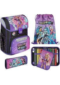 Scooli, Unisex, Schulranzen &raquo;Easy Start&laquo; Reflektoren, Monster High, Monster High, Schulranzen-Set &raquo;Easy Start&laquo;