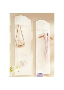 OTTO home, Garderobenpaneel &raquo;Finca&laquo; im 2er-Set, wei&szlig;, wei&szlig;, Garderobenpaneel im Landhaus-Stil