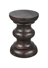 Woood, Beistelltisch &raquo; Jonah Beistelltisch&laquo;, Braun + Dunkelbraun + Braun, Braun + Dunkelbraun + Braun, Moderner Beistelltisch mit eleganter 