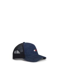 Tommy Jeans, Herren, Trucker Cap &raquo;TJM HERTIAGE DENIM&laquo; Regular fit mit festem Schirm, Denim Dark 01, Denim Dark 01, Trucker Cap von Tommy Hilfiger