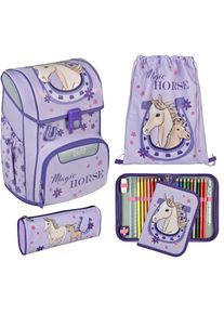Scooli, Unisex, Schulranzen &raquo;Easy Start&laquo; Reflektoren, Magic Horse, B/H/T: 29,5 cm x 36,5 cm x 29 cm, Schulranzen-Set &raquo;Easy Start&laquo;