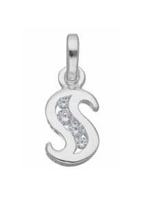 Adelia&acute;s Adelia ́s, Damen, Buchstabenanh&auml;nger &raquo;925 Silber Buchstabenanh&auml;nger mit Zirkonia&laquo; (), silber, silber, Ma&szlig;e - Breite 7,5 mm - H&ouml;he 7,7 mm