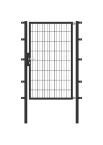Alberts, Zauneinzelt&uuml;r &raquo;Flexo&laquo; 100 cm Breite, in versch. H&ouml;hen, anthrazit, Stahl, B/H: 100 cm x 160 cm, anthrazit