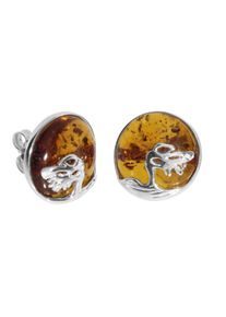 OSTSEE-SCHMUCK, Damen, Paar Ohrstecker &raquo;OSTSEE-SCHMUCK Ohrstecker Windfl&uuml;chter 16 mm&laquo;, Sch&ouml;ne Ohrstecker mit 15 mm gro&szlig;en Bernsteinen