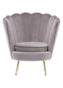 Kayoom, &raquo;Sofa Barbara 125, hochwertiger Velvet-Stoff mit samtweicher Haptik&laquo; 1 Stk. tlg. Angesagtes 1-Sitzer-Sofa, Mini Sofa, M&ouml;belf&uuml;&szlig;e 