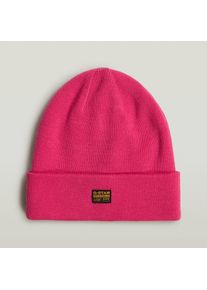 G-Star Raw G-STAR, Herren, &raquo;Effo Long Beanie&laquo; mit Aufn&auml;her vorn, pink peacock, pink peacock, M&uuml;tze von G-STAR