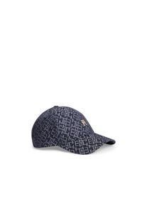 Tommy Hilfiger, Damen, Baseball Cap &raquo;MONOGRAM&laquo; Regular fit mit festem Schirm, Space Blue, Space Blue, Elegante Baseball Cap von Tommy Hilfiger