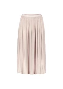 BETTY & CO Betty&Co, Damen, Midirock &raquo;Midirock mit Plissee&laquo;, Grau, 42, Grau, Passform: Figurumspielend