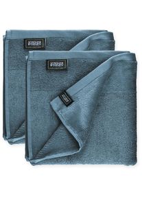 Sch&ouml;ner Wohnen Kollektion SCH&Ouml;NER WOHNEN-Kollektion, Handt&uuml;cher &raquo;Sense&laquo; mit Velourborte, hautschmeichelnde Airtouch Qualit&auml;t, super weich, blau, Frottee, Obermaterial: 100% 