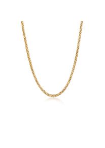 Kuzzoi, Herren, Silberkette &raquo;Halskette Herrenschmuck Gliederkette Oxidiert 925 Silber&laquo;, Gold, 50, L&auml;ssiges Halskette f&uuml;r M&auml;nner