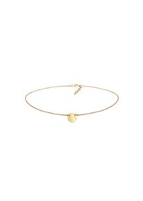 Elli, Damen, Choker &raquo;Halskette Choker Pl&auml;ttchen Anh&auml;nger 925 Sterling Silber&laquo;, Gold, Gold, Halskette f&uuml;r Damen aus 925 Sterling Silber bringt 