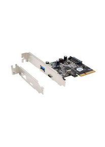 EXSYS Carte d'interface, PCI-E x4, 1x USB-A / 1xUSB-C, USB 3.1 - EX-12002-2