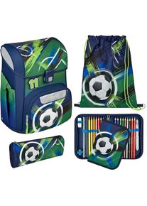 Scooli, Unisex, Schulranzen &raquo;Easy Start&laquo; Reflektoren, Soccer Champ, B/H/T: 29,5 cm x 36,5 cm x 29 cm, Schulranzen-Set &raquo;Easy Start&laquo;