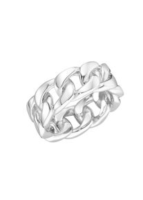 Giorgio Martello MILANO, Damen, Silberring &raquo;Ring Panzerketten-Design, Silber 925&laquo;, Silber, 52, 925 Sterling Silber rhodiniert oder vergoldet
