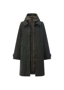 ECOALF Damen-Trenchcoat 2in 1 mit Weste Oliv L