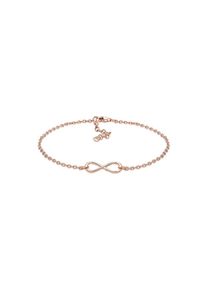 Elli, Damen, Armkette &raquo;Armband Basic Infinity Unendlichkeit Symbol 925 Silber&laquo;, Rosegold, 160, Basic Armband mit Infinity Symbol f&uuml;r Damen