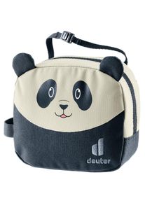 Deuter, Damen, Kulturbeutel &raquo;WASH BAG KIDS&laquo; aus robustem Polyester, mit praktischem Griff, sportlicher Stil, black-bone, B/H/T: 16 cm x 12 cm x 6 cm, 