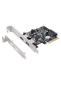 EXSYS Carte d'interface, PCI-E x4, 2x USB-A, USB 3.1 - EX-12001-2