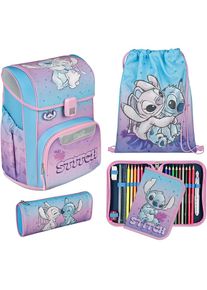 Scooli, Unisex, Schulranzen &raquo;Easy Start&laquo; Reflektoren, Lilo & Stitch, B/H/T: 29,5 cm x 36,5 cm x 29 cm, Schulranzen-Set &raquo;Easy Start&laquo;