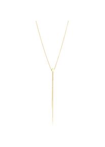 Elli Premium, Damen, Y-Kette &raquo;Halskette Y-Kette Panzerkette Klassik 375 Gelbgold&laquo;, Gold, Gold, Halskette f&uuml;r Damen aus 375 Gelbgold verleiht jedem 