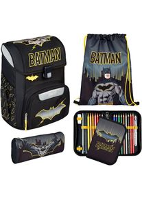 Scooli, Unisex, Schulranzen &raquo;Easy Start&laquo; Reflektoren, Batman, B/H/T: 29,5 cm x 36,5 cm x 29 cm, Schulranzen-Set &raquo;Easy Start&laquo;