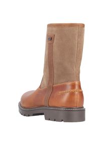 Rieker, Herren, Winterstiefel , Winterboots, -TEX, mit Innenrei&szlig;verschluss, schmale Form, cognac-hellbraun, 41, Winterstiefel mit wasserabweisender 