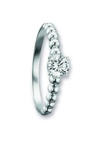 ONE ELEMENT, Damen, Goldring &raquo;Zirkonia Ring aus 333 Wei&szlig;gold&laquo;, silber, 50, mit Liebe gefertigt aus 333 Wei&szlig;gold