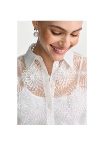 RICHROYAL, Damen, Spitzenbluse im festlichen Look, white, 40, Feminine Bluse f&uuml;r einen besonderen Anlass